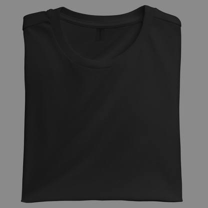 Round neck t shirt - Black Color