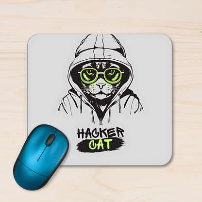 Hacker Cat - Mouse Pad