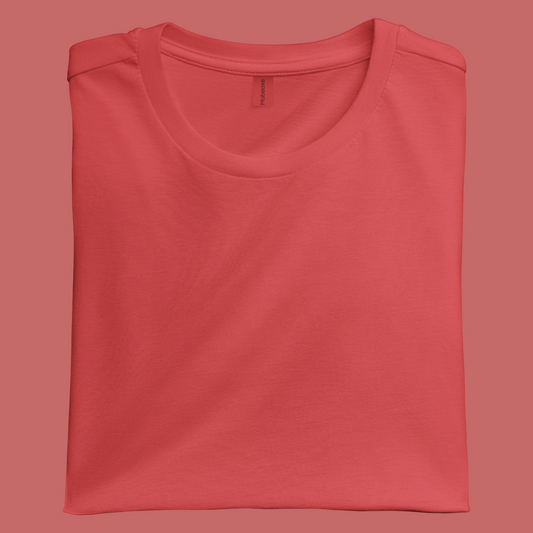 Round neck t shirt - Red Color