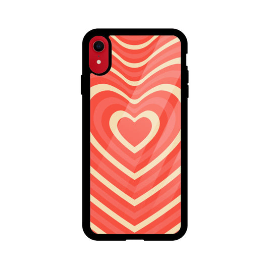 Apple iPhone XR - Groovy Heart Orange