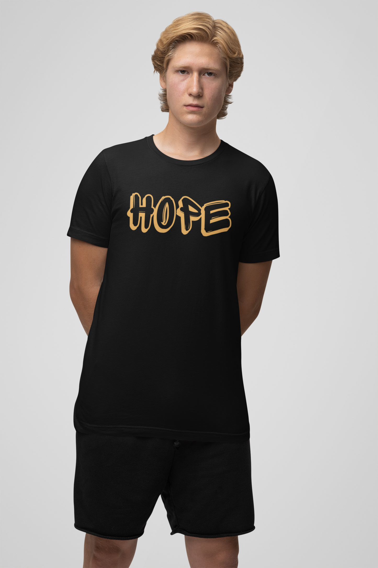 Hope Printed T-shirt Black Color