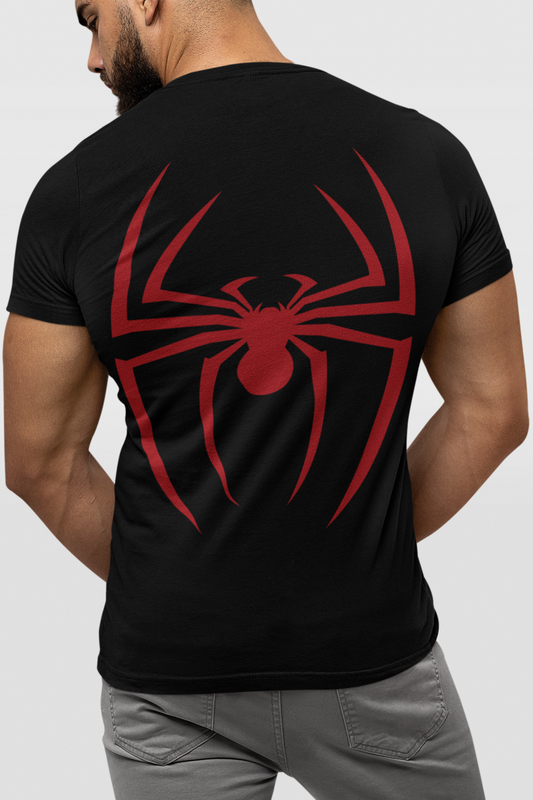 Spider printed t shirt for men