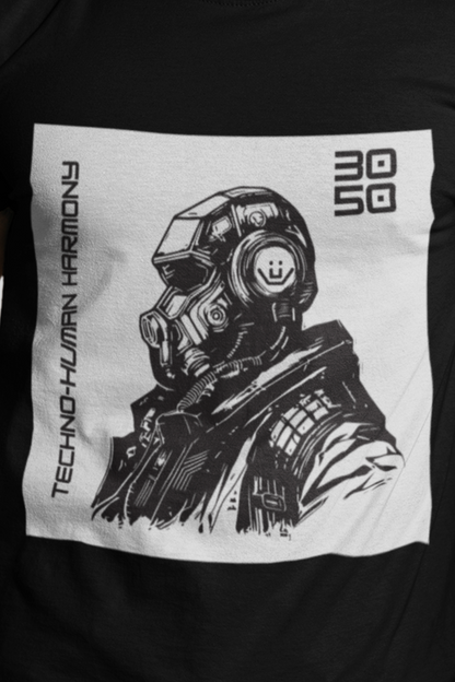 Printed T-Shirt Technohuman Harmony