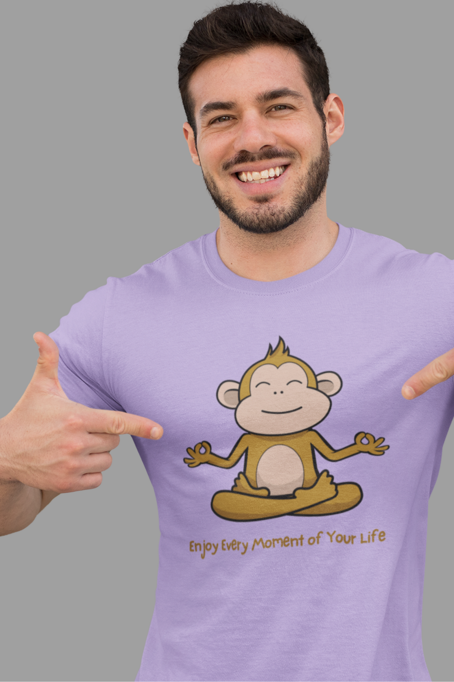 Printed T-Shirt - Enjoy Every Movement Of Your Life