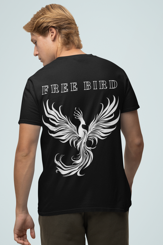 Printed T-Shirt Free Bird.