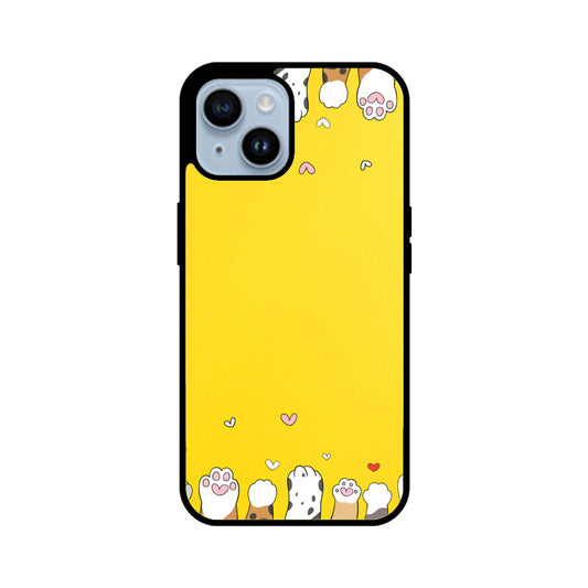 Apple iPhone 14 - Trending designee yellow byground