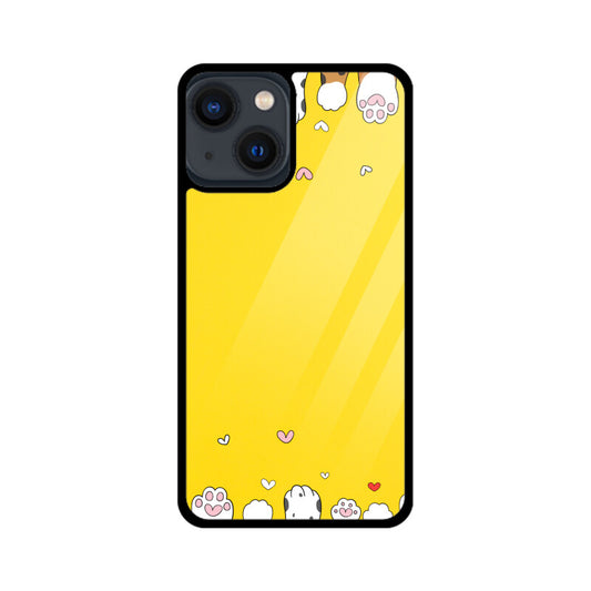 Apple iPhone 13 Mini - Trending designee yellow byground