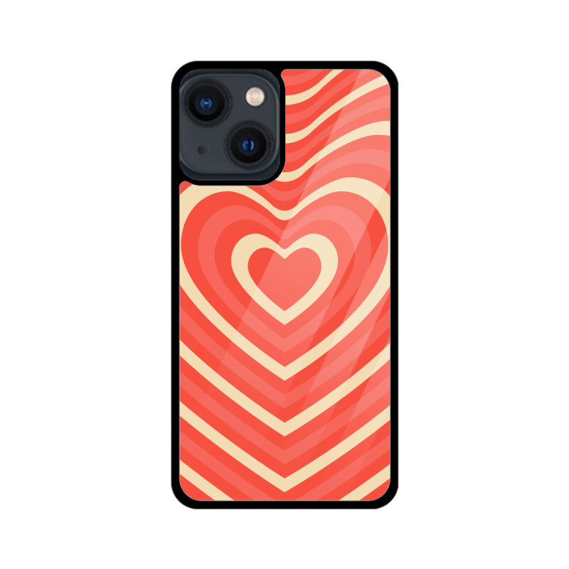 Apple iPhone 13 - Groovy Heart Orange