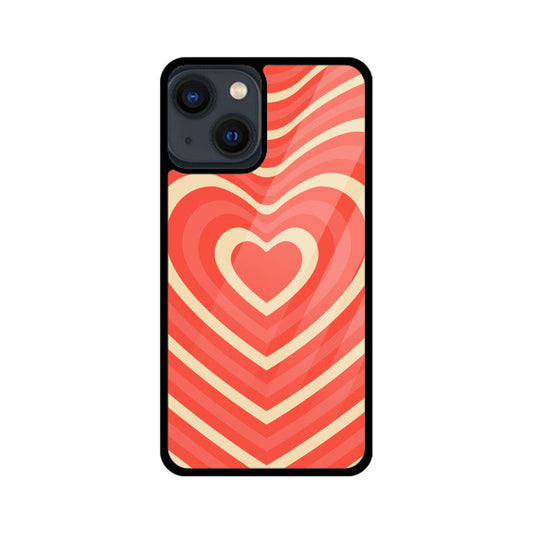 Apple iphone 13 Mini - Groovy Heart Orange
