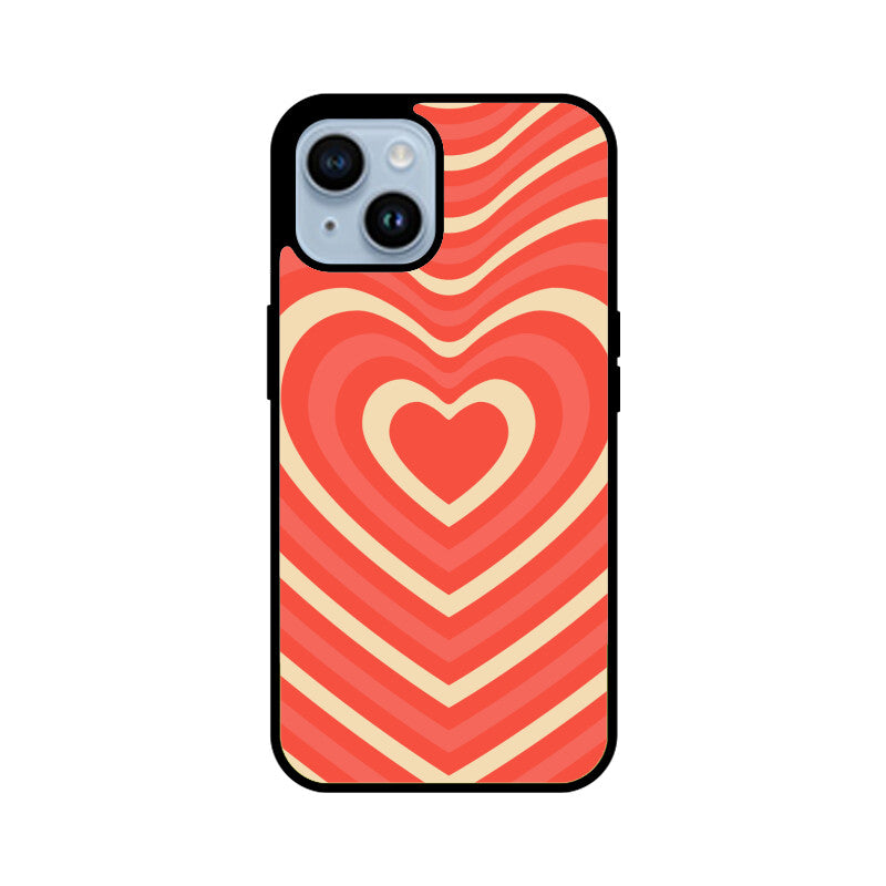 Apple iPhone 14 - Groovy Heart Orange