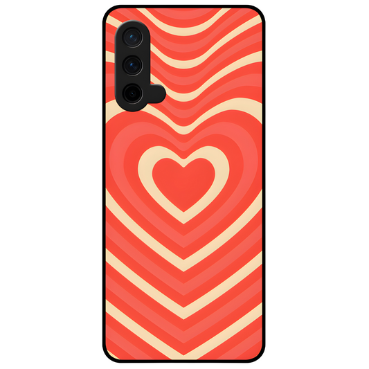 One Plus Nord CE 5G - Retro Groovy Heart